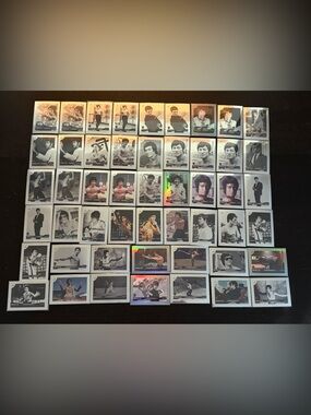 All 50 Bruce Lee The Dragon 2024 Silver Chrome Refractor MMA Movie Cards